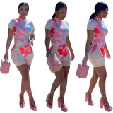 Summer new fashion tight-fitting sexy two-piece suit HM5466