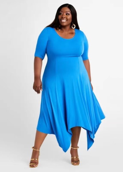 Fashion skirt irregular dress Q7192
