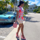 Summer new fashion tight-fitting sexy two-piece suit HM5466