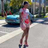 Summer new fashion tight-fitting sexy two-piece suit HM5466