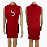 Women's Spring and Autumn New Fashion Solid Color Knit Vest Retro Hollow Digital Vest