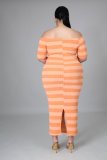 Oversized loose striped pit strip dress 5 QJ5283