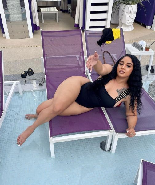 Sexy strappy one-piece swimsuit LS6447