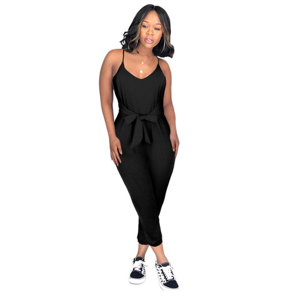 Casual Sexy Sleeveless Jumpsuit