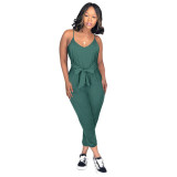 Casual Sexy Sleeveless Jumpsuit