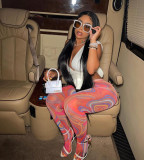 Womens digital printed leggings FFD1102