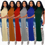 sexy side slit dress nightclub dress