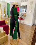 sexy side slit dress nightclub dress