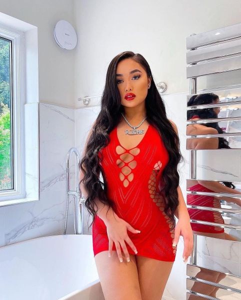 Women's Sexy Hollow Lingerie Sexy Halter Mesh Backless Swimwear Nightclub Dress