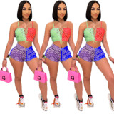 Letter Embroidered Sports Long Sleeve Sweatshirt Sports Two Piece Set