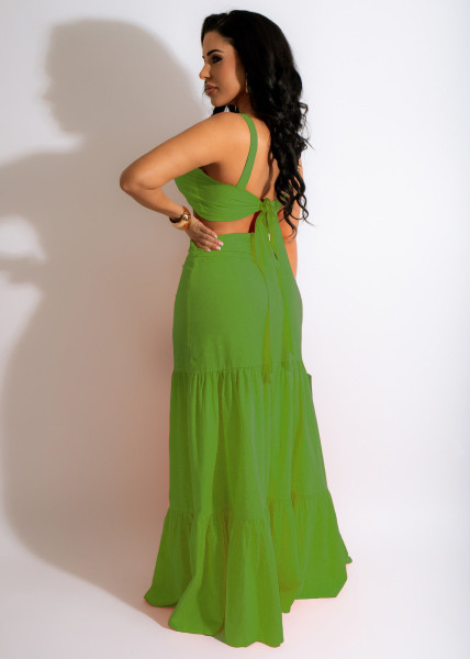 Fashion sexy two-piece wrap chest