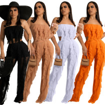 Fashion sexy wrap chest mesh see-through beach wind sunscreen suit Air conditioning shirt