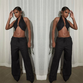 New spring and summer fashion sexy two-piece suit
