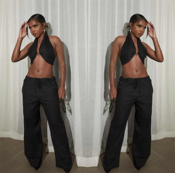 New spring and summer fashion sexy two-piece suit