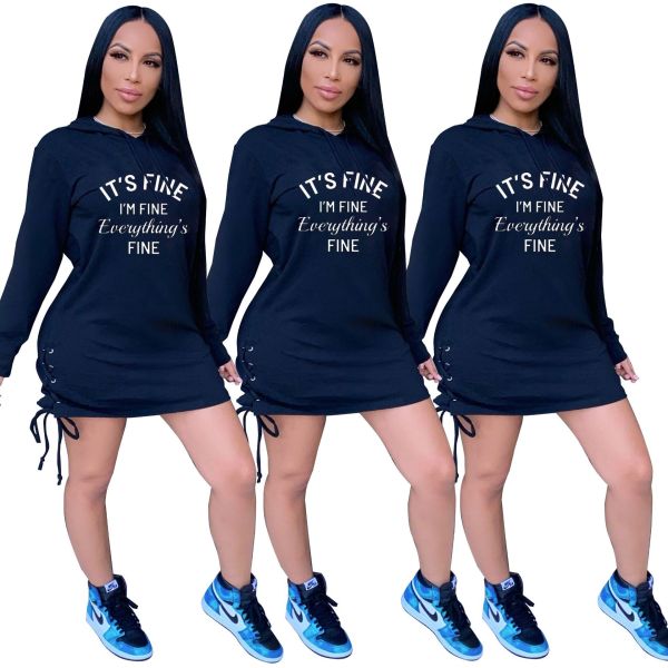 Ladies Fashion Casual Skirt Positioning Print Dress