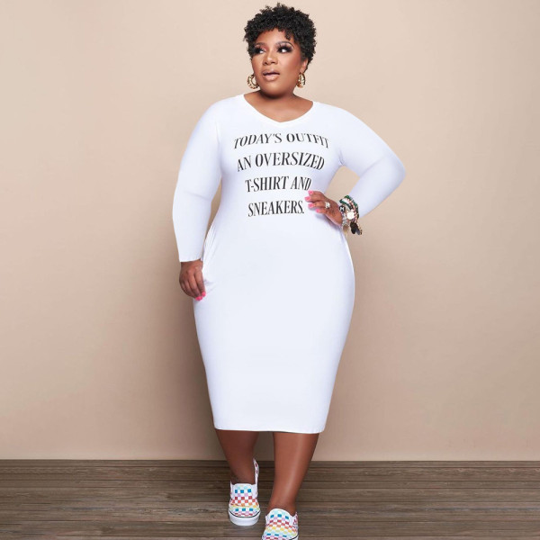 women's casual dress fashion loose plus size fat woman dress
