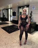 Women's Sexy Hollow Lingerie Sexy Halter Mesh Backless Swimsuit Nightclub Jumpsuit