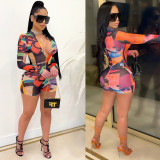 Fashion Sexy Digital Print Jumpsuit