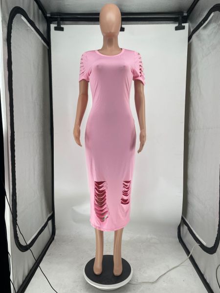 Cute Sexy Stretch Slim Fit Burnt Dress