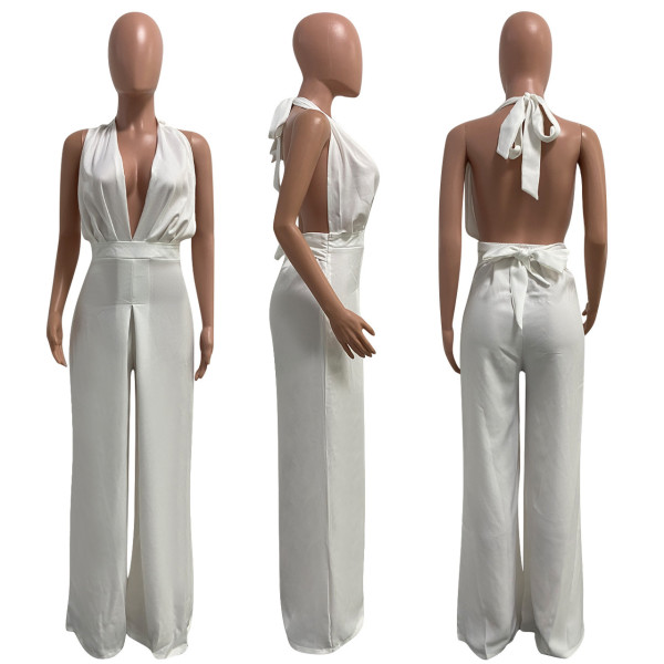 halter neck jumpsuit