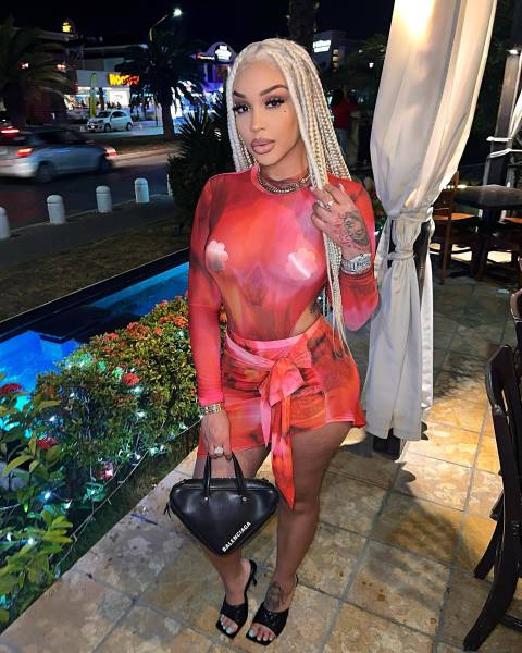printed mesh skirt suit