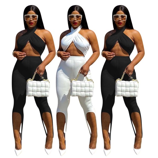 Women's Ribbed Athleisure Suit