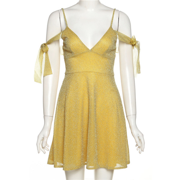 Women's Fashion Sling Sexy Low Cut Backless Slim Dress Women