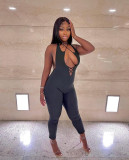 Milk Silk Suspender Jumpsuit