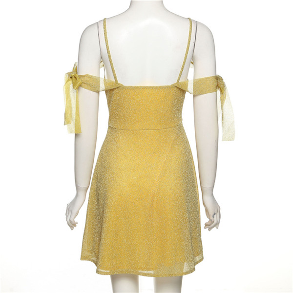 Women's Fashion Sling Sexy Low Cut Backless Slim Dress Women