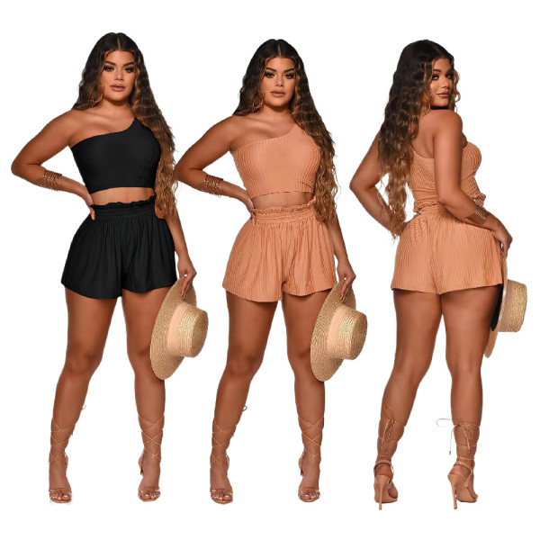 Sleeveless Tank Top Sexy Sports Lace Pants Set