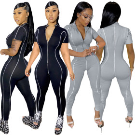 Women's Fashion Curve Jumpsuit