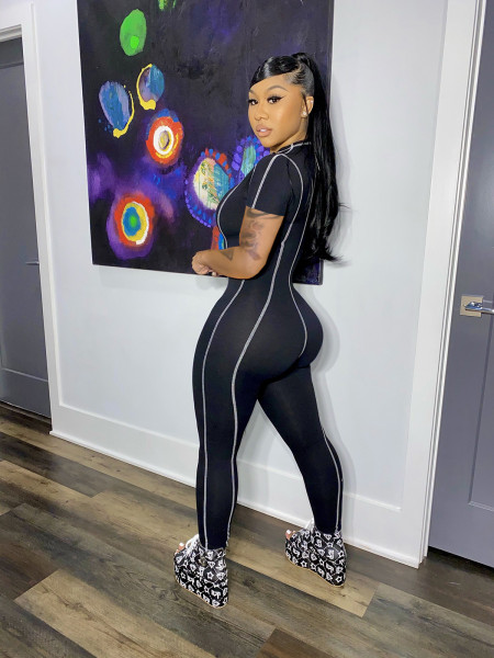 Women's Fashion Curve Jumpsuit
