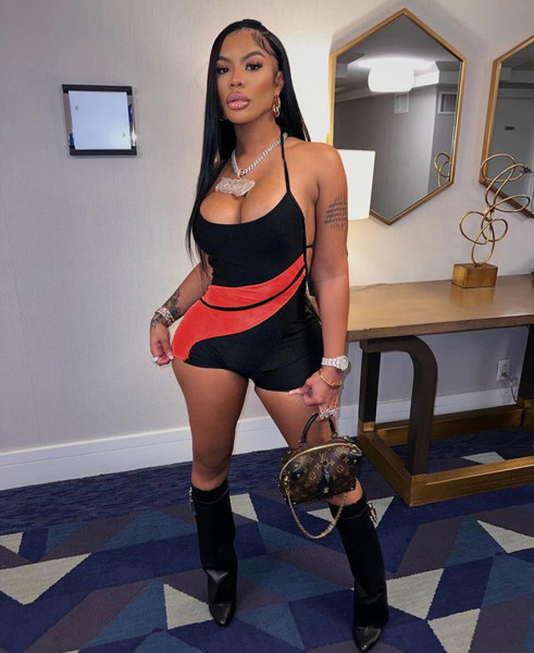 Halter Neck Backless Mesh Combination Breathable Track Pants