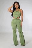 Women's Fashion Sexy Slim Fit Chest Wide Leg Suit