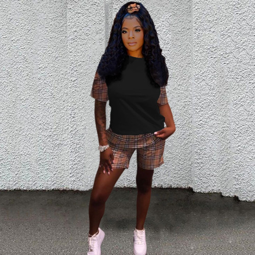Two Piece T-Shirt Shorts Set