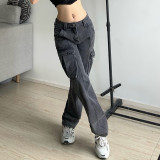 Street Hot Girl Style High Waist Casual Jeans