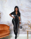 Sexy Fashion Solid Color Cool Jumpsuit