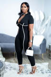 Sexy Fashion Solid Color Cool Jumpsuit
