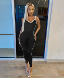Pull Craft Suspender Jumpsuit Women's Solid Color Jumpsuit