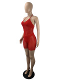 Fashion Sexy Mesh See-Through Body Shorts