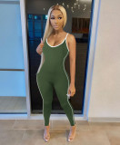 Pull Craft Suspender Jumpsuit Women's Solid Color Jumpsuit