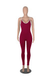 Pull Craft Suspender Jumpsuit Women's Solid Color Jumpsuit