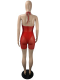 Fashion Sexy Mesh See-Through Body Shorts