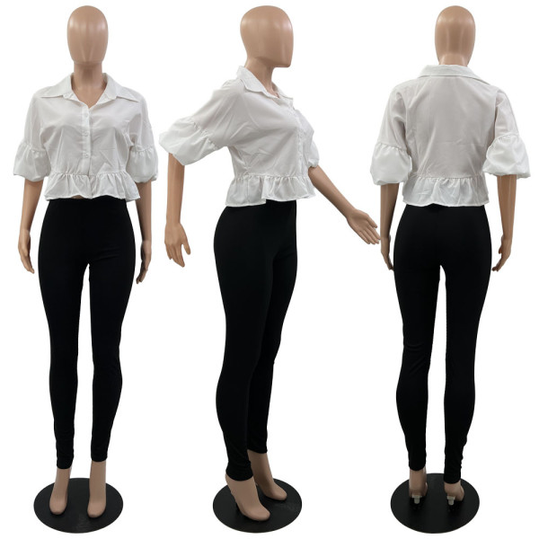 Light mature sexy one-piece shirt