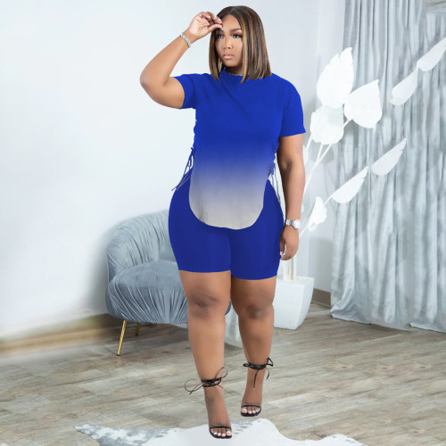 Side slit eyelet strap tracksuit
