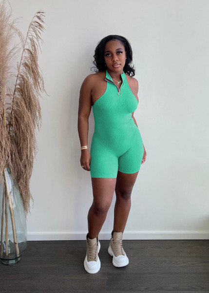 Fashion Sexy Casual Solid Color Jumpsuit