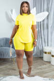 Sexy top side slit eyelet straps two-piece set of hip-lifting five-point pants