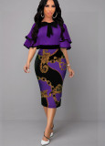 Sexy Fashion Digital Print Women Dress