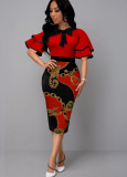 Sexy Fashion Digital Print Women Dress