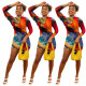 Sexy Fashion Print Dress Summer Autumn New Style